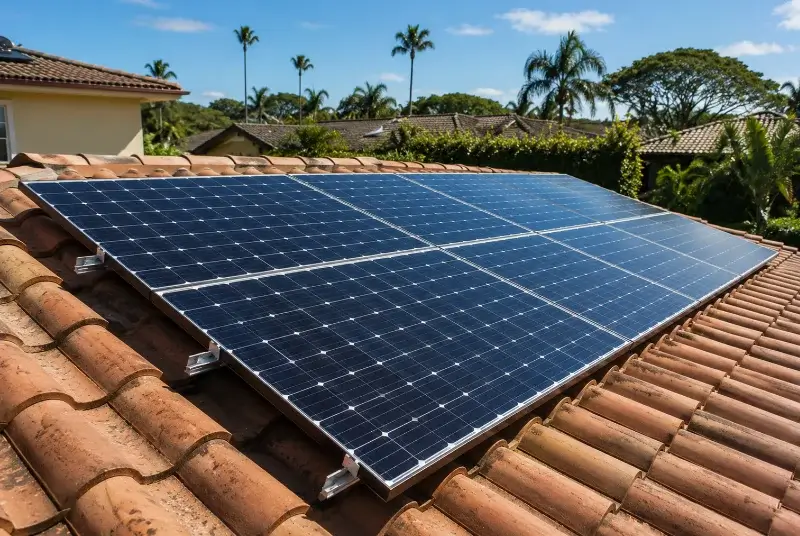 Installation de panneaux solaires à Cornillon